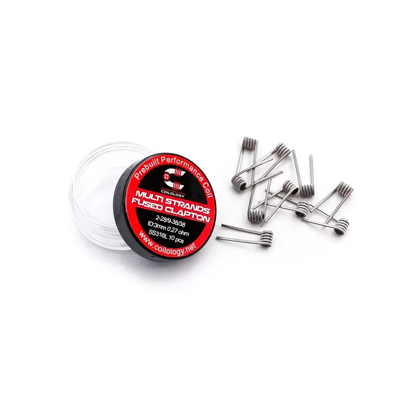 Rezistente Multi Strands Fused Clapton SS316L  Coilology pachet 10