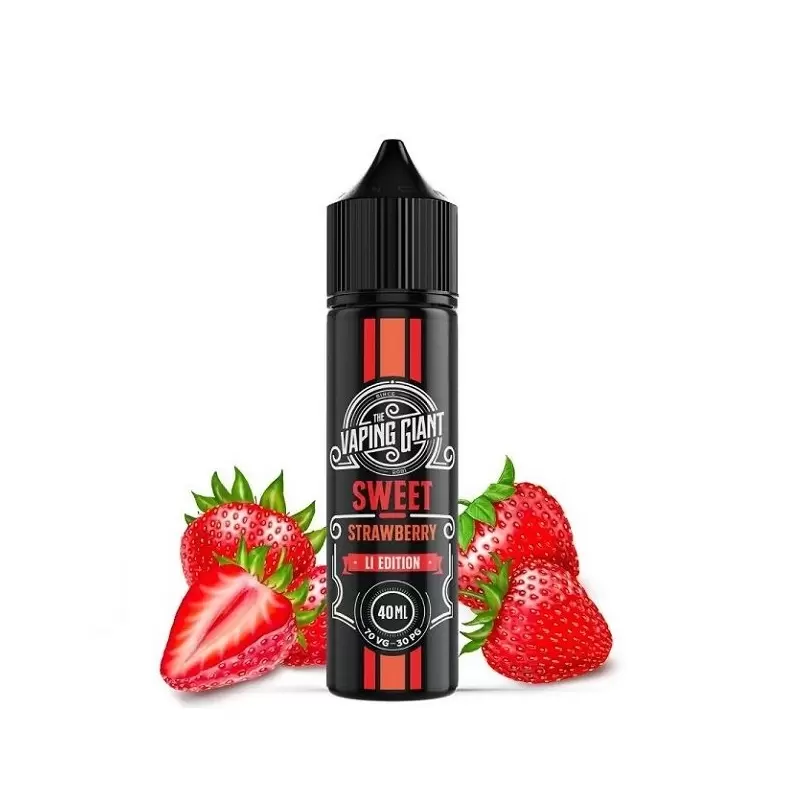 Lichid The Vaping Giant - Sweet Strawberry 40 ml