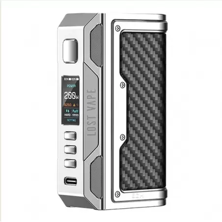 Mod Thelema Quest Lost Vape - Silver Carbon Fiber