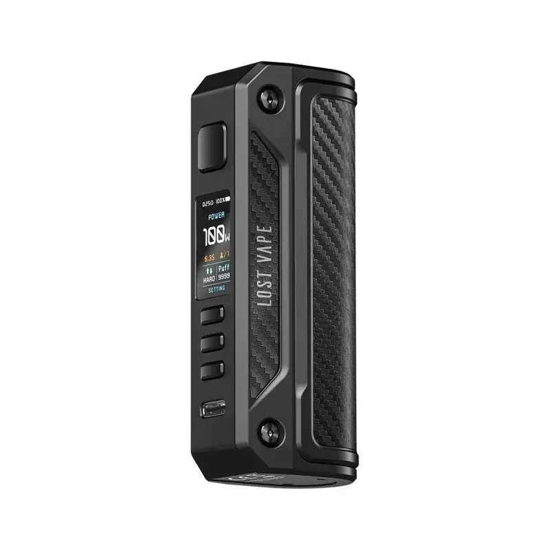 Mod Thelema Solo Lost Vape - Black Carbon Fiber