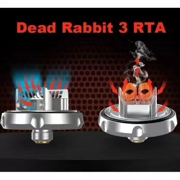 Atomizor Dead Rabbit V3 RTA Hellvape - Silver