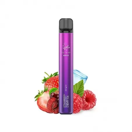 Elf Bar 600V2 - Strawberry Raspberry Cherry Ice