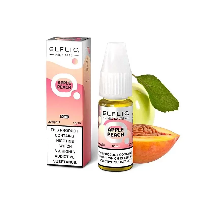 Lichid Elfliq 10 ml - Apple Peach 20 mg NicSalt