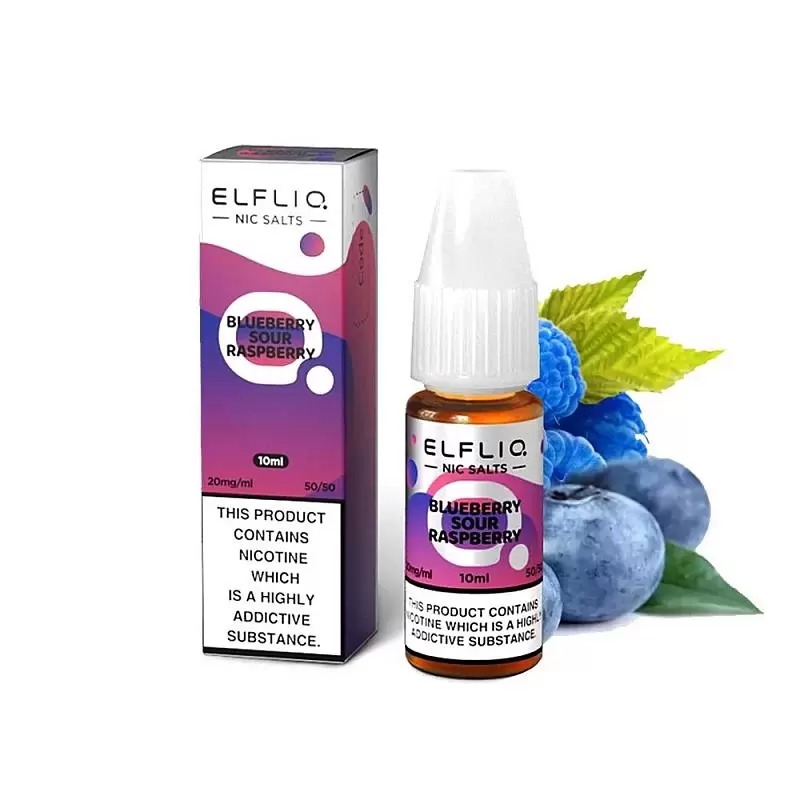 Lichid Elfliq 10 ml - Blueberry Sour Raspberry 20 mg NicSalt