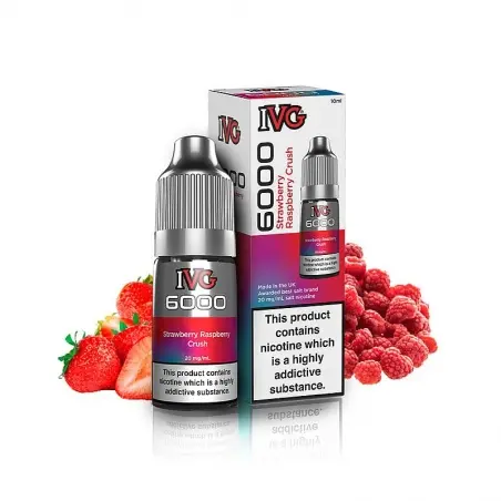 Lichid IVG 6000 Salt - Strawberry Raspberry Crush 10ml 20mg