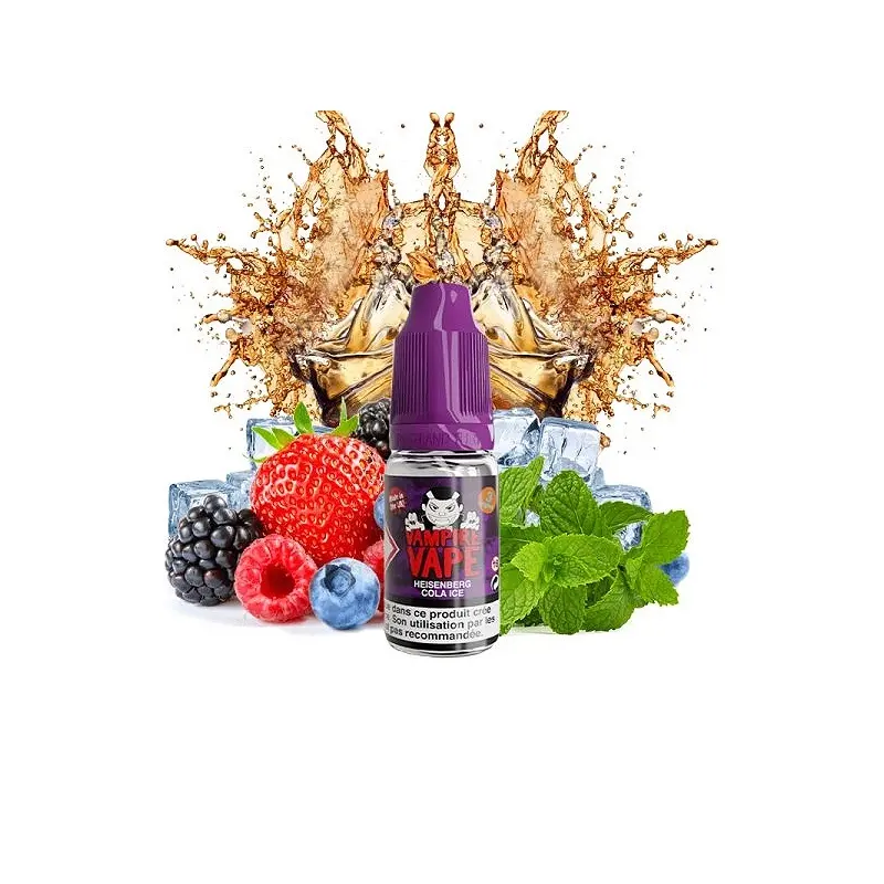 Lichid Vampire Vape 10 ml - Heisenberg Cola Ice 12 Mg