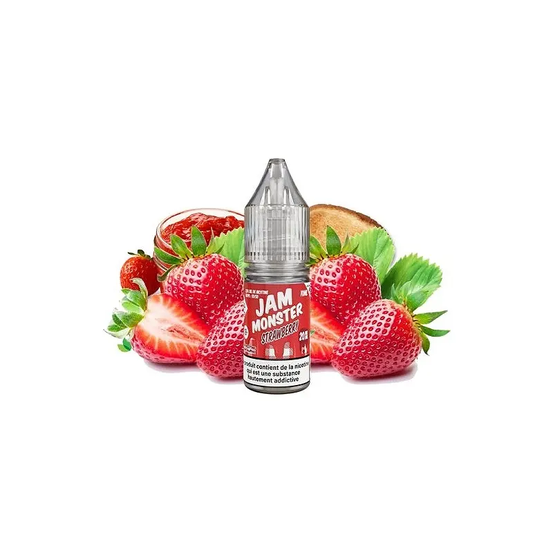 Lichid Monster Vape 10 ml - Strawberry Salt 20 Mg NicSalt