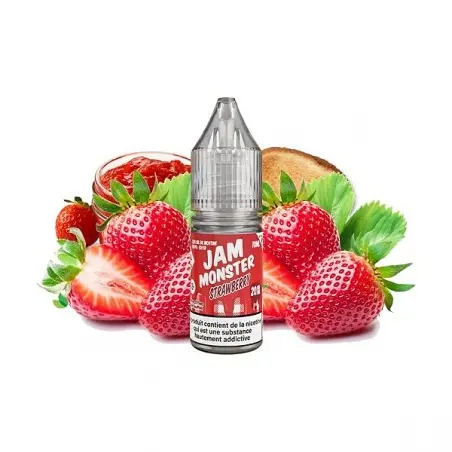 Lichid Monster Vape 10 ml - Strawberry Salt 20 Mg NicSalt