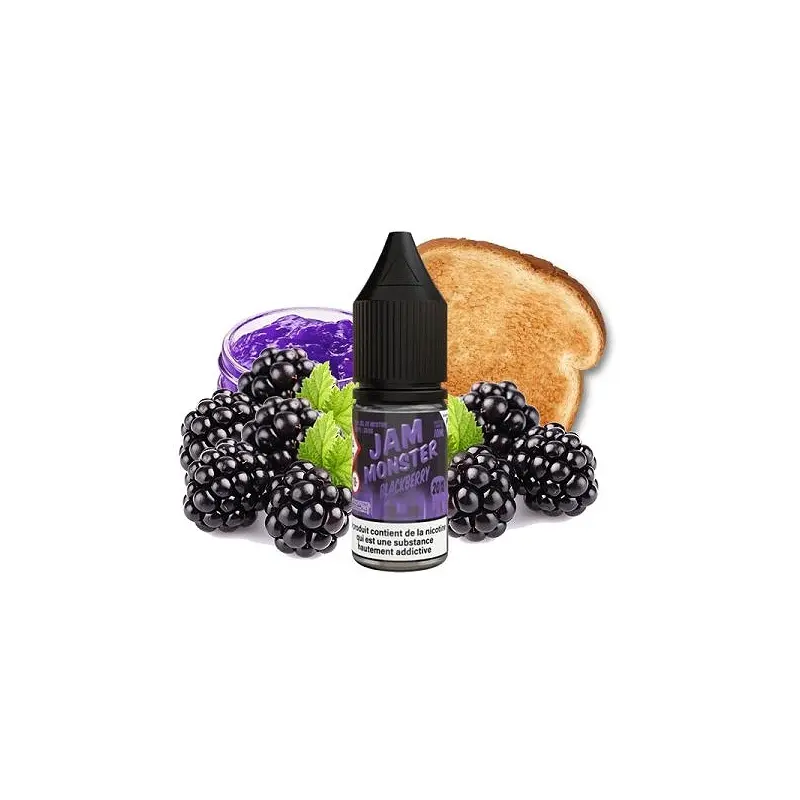 Lichid Monster Vape 10 ml - Blackberry 20 Mg NicSalt