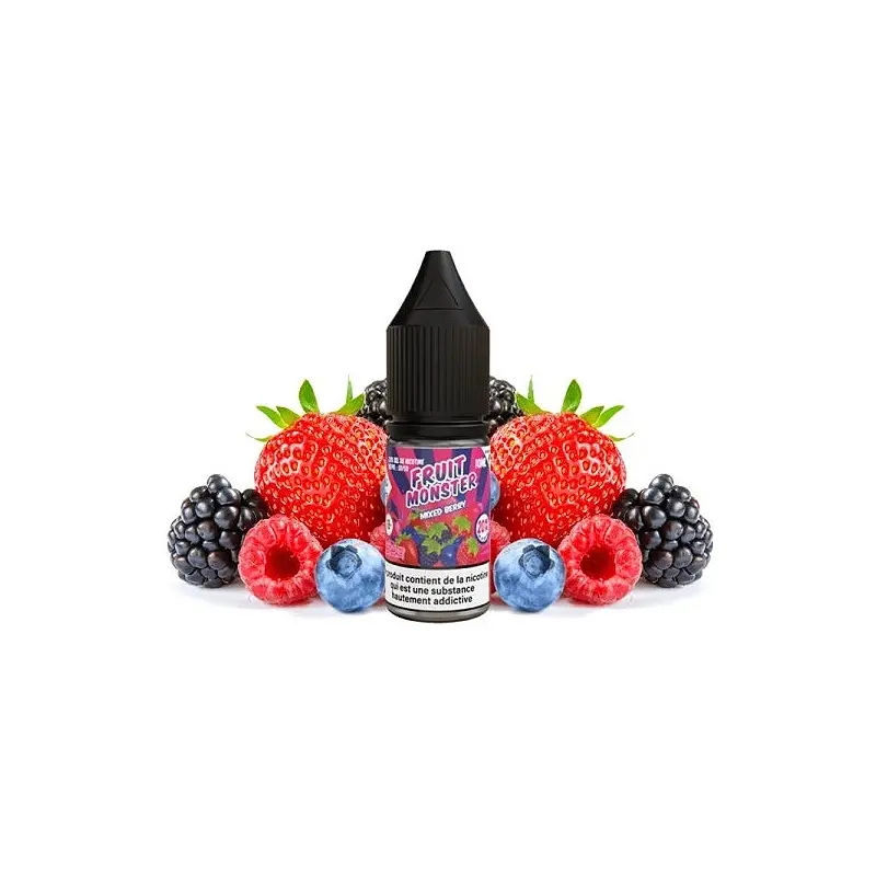 Lichid Monster Vape 10 ml - Mixed Berry 20 Mg