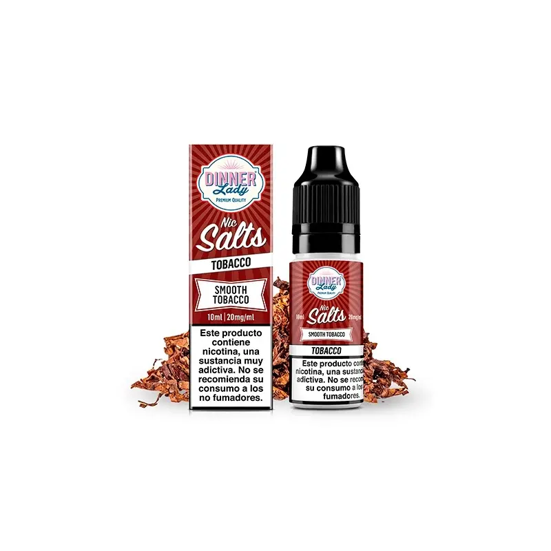 Lichid Dinner Lady 10 ml - Smooth Tobacco 20 Mg NicSalt