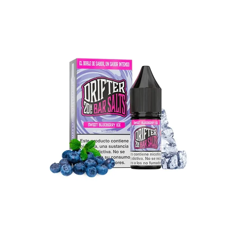 Lichid Drifter Bar Salts 10 ml - Sweet Blueberry Ice 20 Mg NicSalt