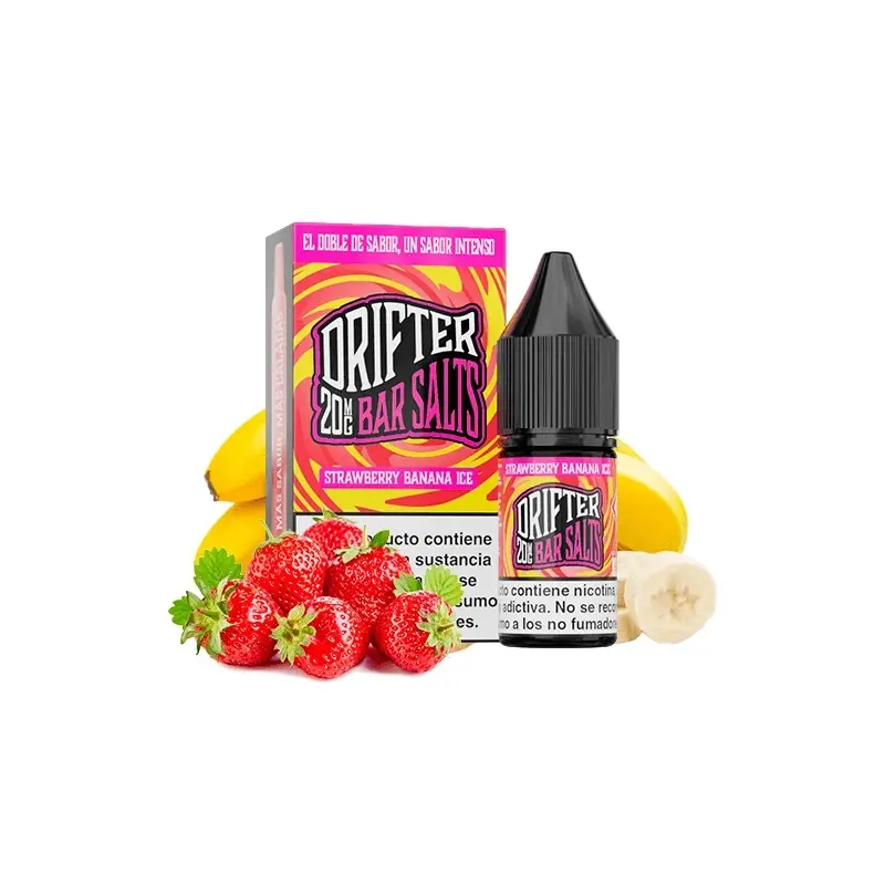 Lichid Drifter Bar Salts 10 ml - Strawberry Banana Ice 20 Mg NicSalt