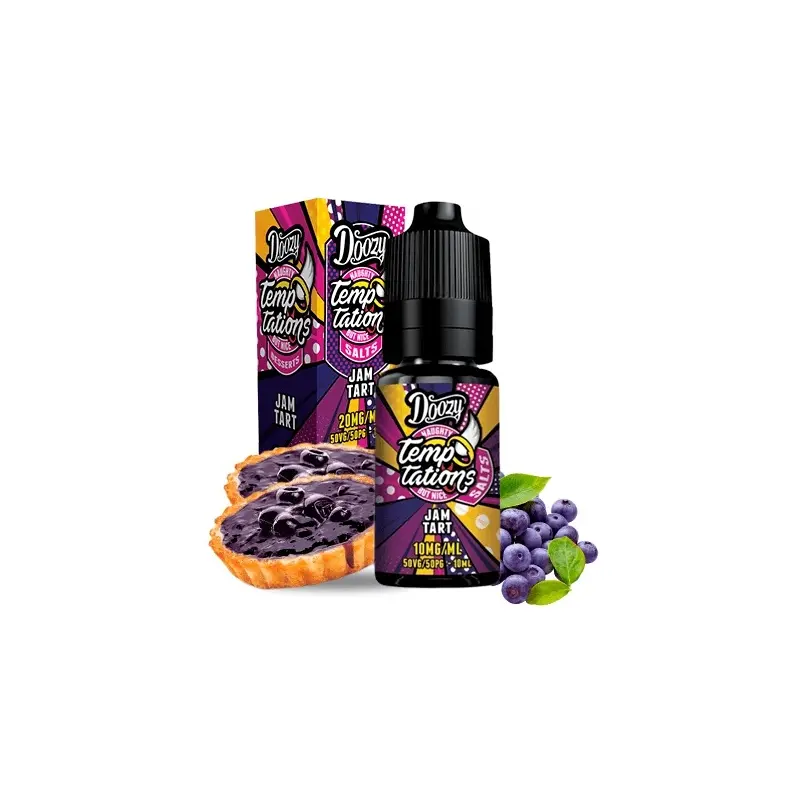 Lichid Doozy Temptations Salts 10 ml - Jam Tart 20 Mg NicSalt