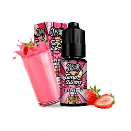 Lichid Doozy Temptations Salts 10 ml - Strawberry Milk 20 Mg NicSalt