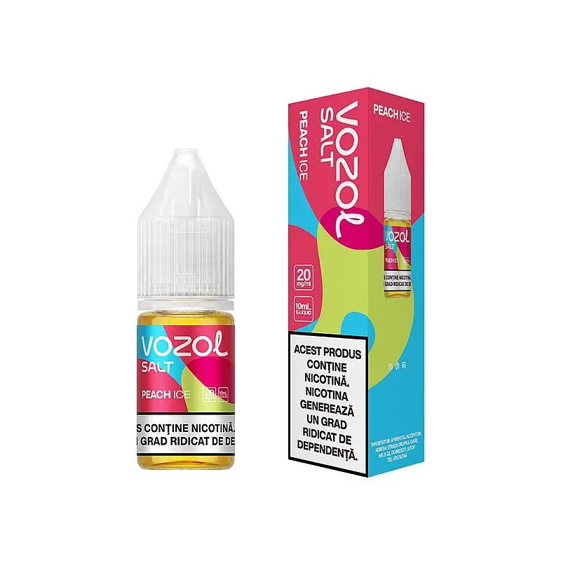 Lichid Vozol Salt 20mg 10ml - Peach Ice