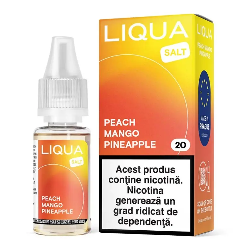 Lichid Liqua Salt 10ml - Peach Mango Pineapple