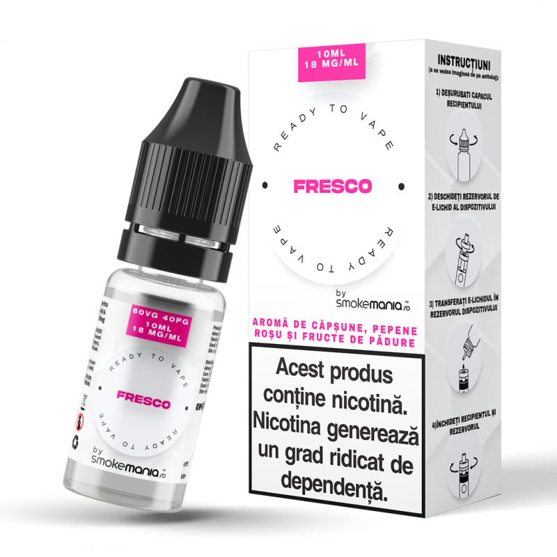 Lichid SmokeMania 10ml - Fresco 18mg