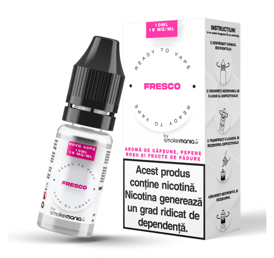 Lichid SmokeMania 10ml - Fresco 18mg