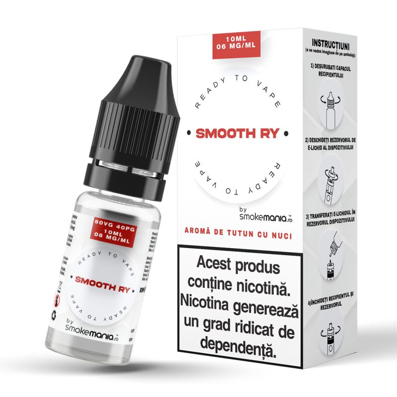 Lichid SmokeMania 10ml - Smooth RY 06mg