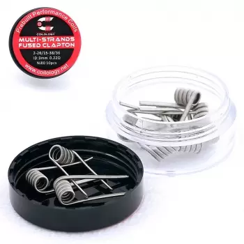 Rezistente Multi Strands Fused Clapton Ni80  Coilology pachet 10